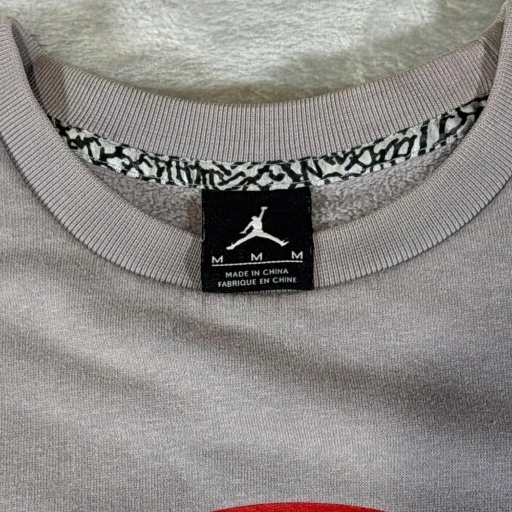 Jordan Jumpman Graphic Crewneck Sweatshirt |‎ Grey | Medium